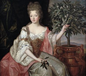 Portret van Francoise Marie de Bourbon, Hertogin van Orleans